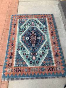 NEW Buttercup Diamond Vintage Persian Woven Rug - Opalhouse 5 x 7