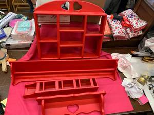 Misc Red Shelves