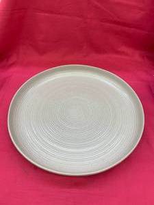 NEW 15 Stoneware Round Serving Platter Cream - Threshold designed with Studio McGee