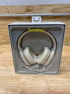lot 61 image: HEYDAY On-Ear Wired Headset - Stone White