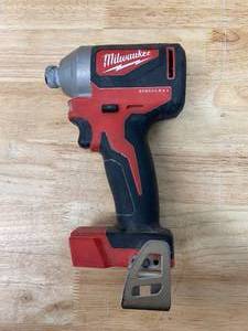 lot 27 image: MILWAUKEE M18 18-Volt Lithium-Ion Brushless Cordless 14 in. Impact Driver (Tool Only)
