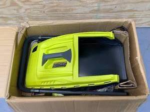 lot 34 image: RYOBI 16 in. 13 Amp Corded Electric Walk Behind Push Mower