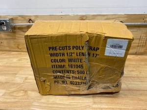 lot 100 image: GRAINGER APPROVED Plastic Strapping, Hand Strapping, PK500