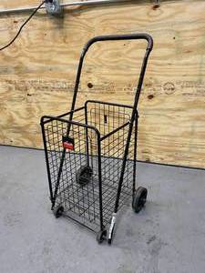 lot 103 image: WINNIE WAGON- Black All Purpose Shopping Utility Cart