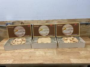 lot 119 image: ANTIQUE Lot of 3- 12 Piece Anytime Snack Sets (Fine Crystal)