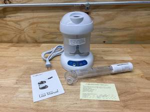 lot 51 image: KINGSTEAM Mini Spa Face Steamer Tabletop Ozone Extendable Arm Facial Steamer Design for personal care at home or salon, white