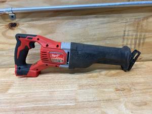 lot 41 image: MILWAUKEE M18 18-Volt Lithium-Ion Cordless SAWZALL Reciprocating Saw (Tool-Only)
