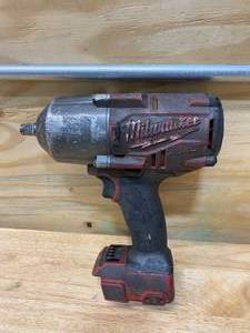 lot 44 image: MILWAUKEE M18 FUEL 18-Volt Lithium-Ion Brushless Cordless 12 in. Impact Wrench with Friction Ring (Tool-Only)