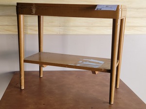 lot 01 image: 26 x 13 x 22.5 Vintage End Table-Perfect For Restoration