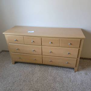 lot 12 image: 6 Drawer 55.5 x 18 x 30 Perdue Dresser