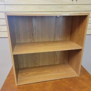lot 36 image: 24 x 23.5 x 9.5 Wooden Shelf