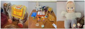 lot 49 image: Antique and Vintage Toys-1948 Fisher Price Elephant and More