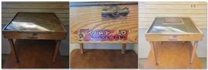 lot 27 image: Antique 1940s Tiny Tot Safety Childrens Table-Great For Restoration-Collectors Piece Not for Children