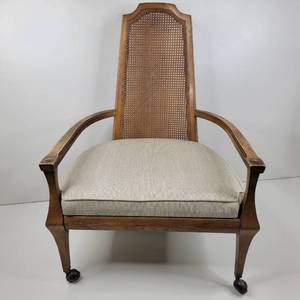 lot 10 image: Vintage Cane Backed Chair