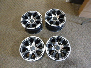 lot 42 image: Set of CAM-AM ATV Aluminum Rims