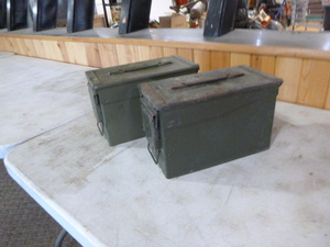 lot 49 image: 2 Ammo Boxes