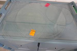Glass shelves