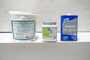 Paint and adhesive