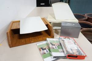 Recipe box, clip board and organizer