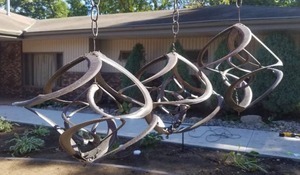 lot 80 image: Collection of Garden Mobiles