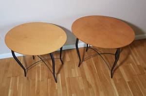 lot 24 image: Understated Contemporary Side Tables