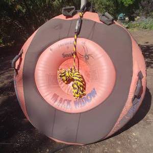 lot 123 image: Black Widow Sevylor Towable Boat Tube