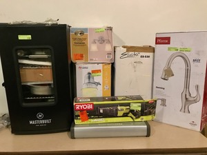 SalvageWholesale Lot - Smoker, Ryobi, Faucet  More