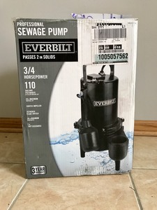 Everbilt - Professional Sewage Pump
