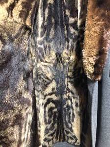 Mens Wool & Fur Coat and Vogue Fur Hat