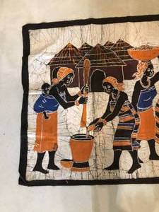 Large African Fabric Print