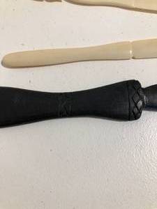 5 African Carved Letter Openers