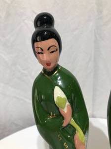Pair of Geisha Figurines