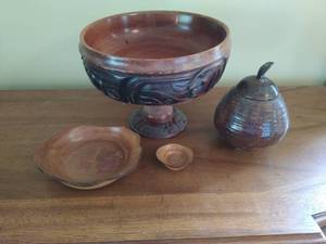 Vintage Wood and Pottery Collection