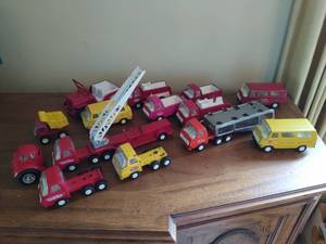 Collection of Vintage Metal Toys