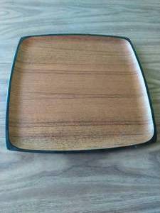 Vintage Teak Serving Tray from Japan