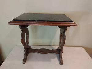 Marble Top End Table