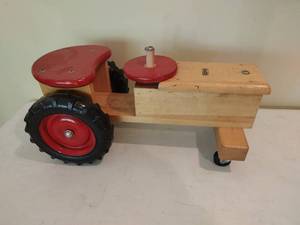 Vintage Ride On Tractor Toy