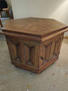 Hexagon End Table
