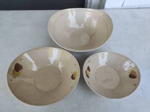 Collection of Three Vintage Bowls