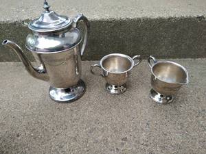Plated Tea Set