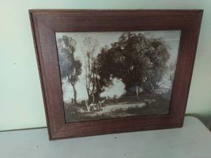 Large Vintage Print