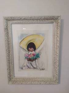 1964 Little Flower Girl Art