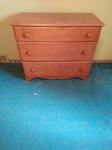 Three Drawer Chest Style Dresser