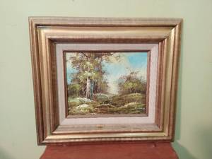 Framed Oil Painting
