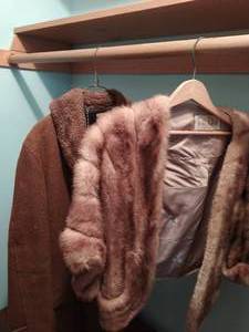 Two Fur Or Similar Material Coats