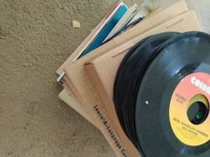 Collection of 45s and 33 12s