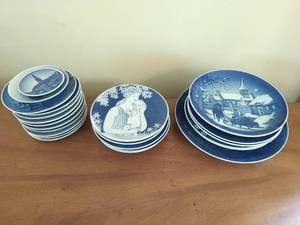 Collection of Blue and White Plates