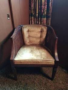 Vintage Wicker Arm Chair