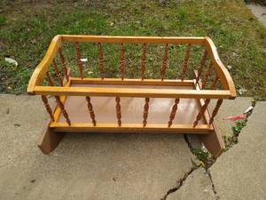 Vintage Wood Cradle