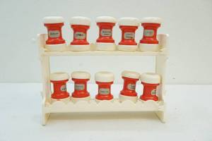 Spice rack and containers